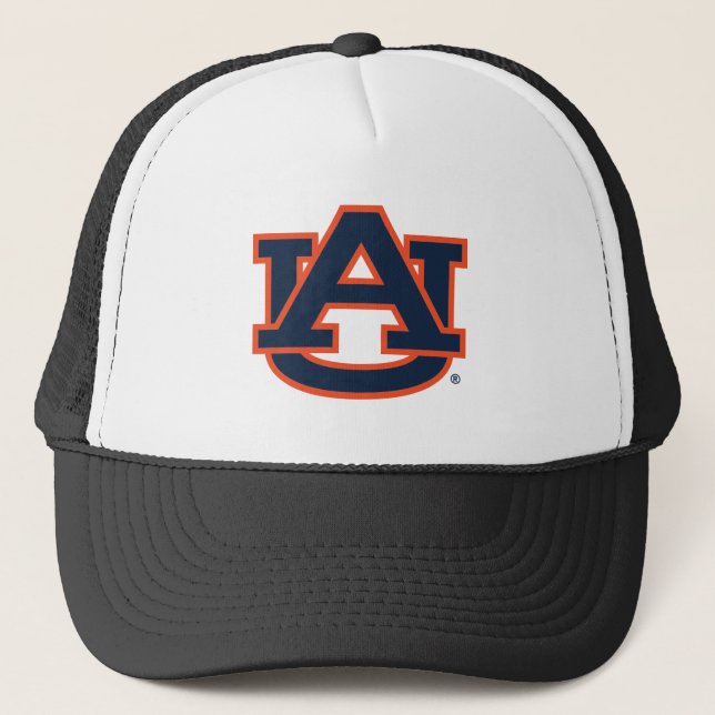 Gorra De Camionero Universidad Auburn | Logo de Auburn UA (Anverso)