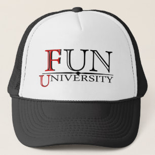 Gorra De Camionero Universidad de la diversión ocultada significando