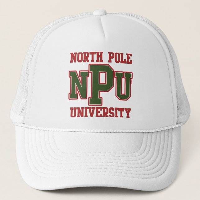 Gorra De Camionero Universidad de Polo Norte (Anverso)