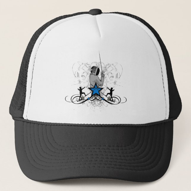 Gorra De Camionero Urbano y cadera que cercan el ilustracion (Anverso)