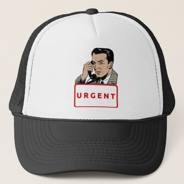 Gorra De Camionero Urgente (Anverso)