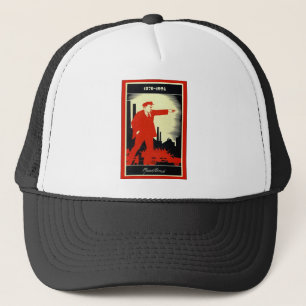 Gorra De Camionero ~ URSS de Lenin del vintage