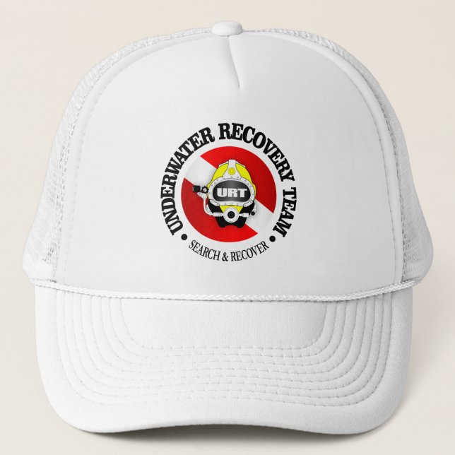 Gorra De Camionero URT (Equipo de recuperación submarina) (Anverso)