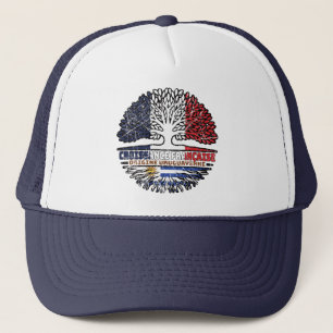 Gorra De Camionero Uruguay Francés Uruguayo Francia Raíces del Árbol 