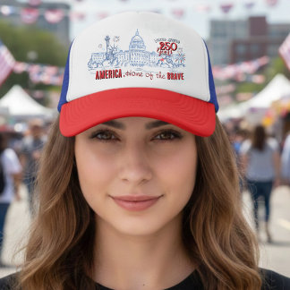 Gorra De Camionero US 250 America's Anniversary Retro