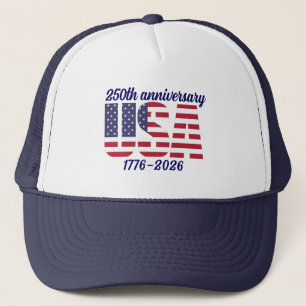 Gorra De Camionero USA 250º Aniversario Semiquincentenario 1776–2026