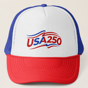 Gorra De Camionero USA 250 Aniversario 1776-2026 Patriótico Americano