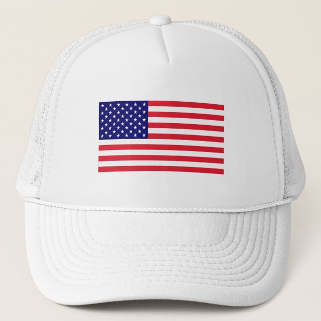 Gorra De Camionero USA Flag_Hat (Anverso)
