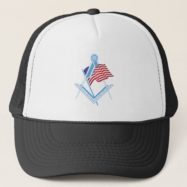 Gorra De Camionero USA freemasonry symbol (Anverso)