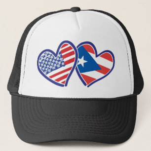 GORRA DE CAMIONERO USA-PUERTO-RICO