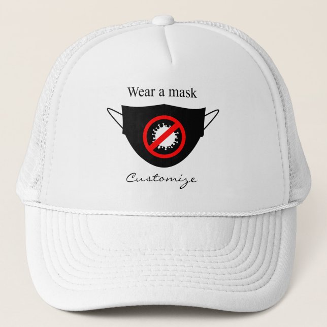 Gorra De Camionero Usa una Máscara Thunder_Cove (Anverso)
