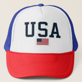 Gorra De Camionero USA varsity letters American Flag Gym Sports 