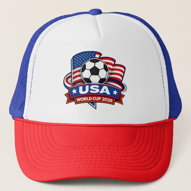 Gorra De Camionero USA World Cup 2026 (Anverso)