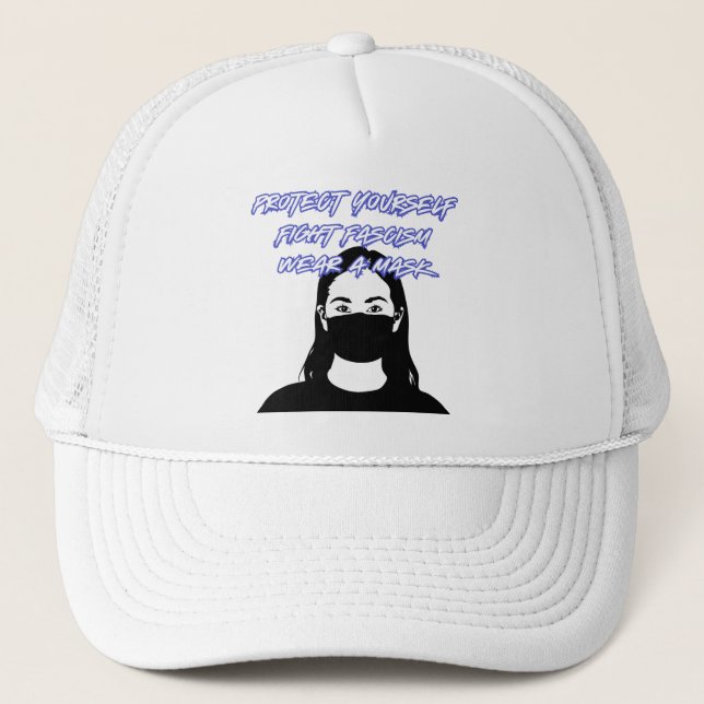 Gorra De Camionero Usar un estilo de graffiti de máscara (Anverso)