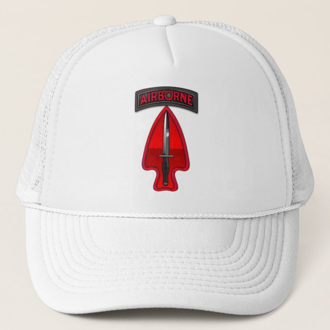 GORRA DE CAMIONERO USASOC SSI (Anverso)