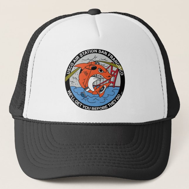 Gorra De Camionero USCG Air Station San Francisco 2 US Coast Guard (Anverso)