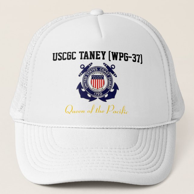 Gorra De Camionero USCGC TANEY (WPG-37) "reina del pacífico " (Anverso)