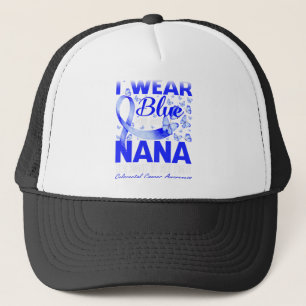 Gorra De Camionero Usé Azul Para Mi Cáncer Colorrectal Nana