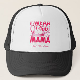 Gorra De Camionero Uso Rosa Para Concienciar Sobre El Cáncer De Mama