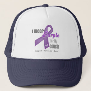 Gorra De Camionero Uso una cinta morada para mi primo