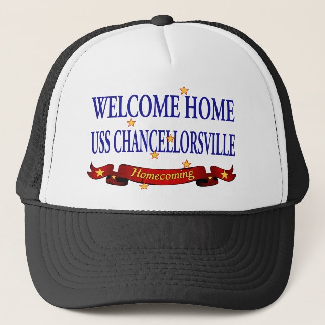 Gorra De Camionero USS casero agradable Chancellorsville (Anverso)