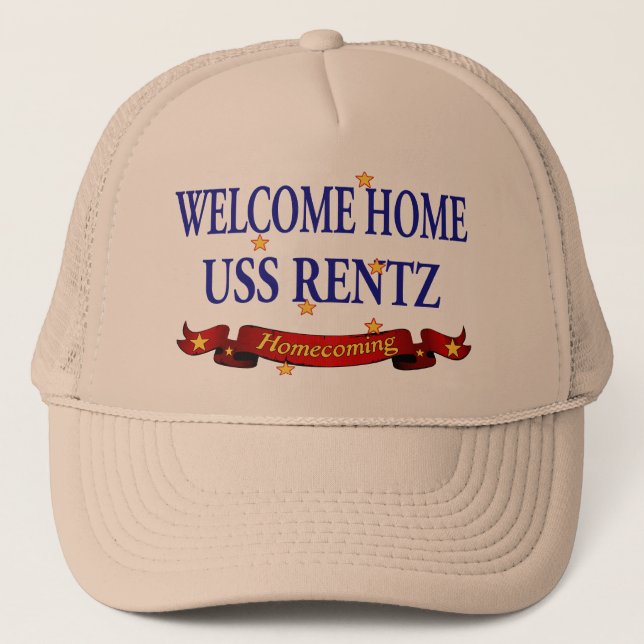 Gorra De Camionero USS casero agradable Rentz (Anverso)