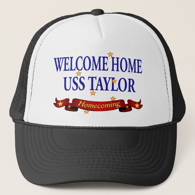 Gorra De Camionero USS casero agradable Taylor (Anverso)