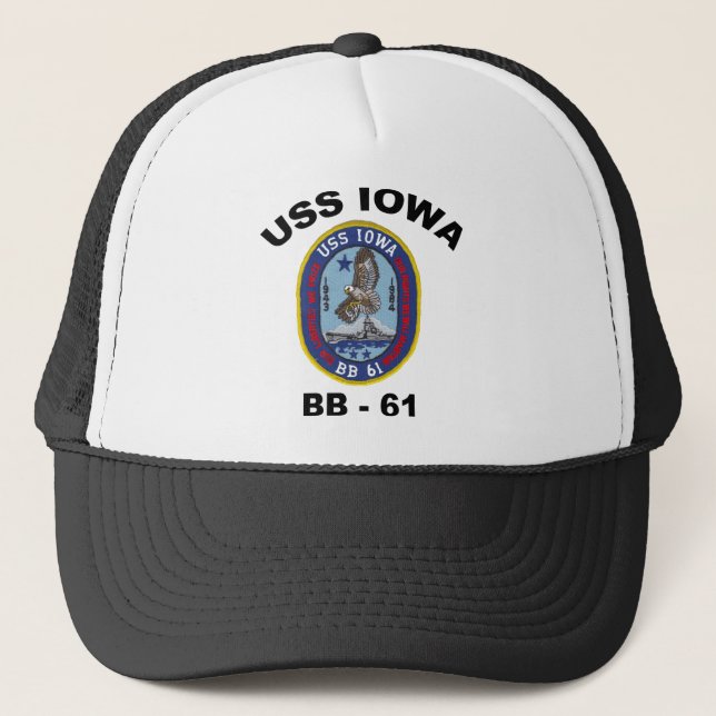 Gorra De Camionero USS Iowa BB-61 (Anverso)