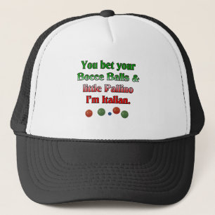 Gorra De Camionero Usted apostó sus bolas de Bocce y poco Pallino