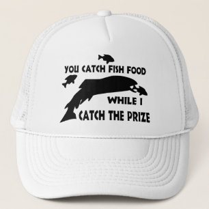 Gorra De Camionero Usted coge la comida de pescados
