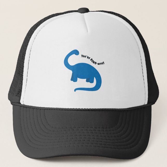 Gorra De Camionero ¡Usted es Dino-Ácaro! (Anverso)