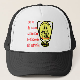 Gorra De Camionero Usted Es La Razón Por La Que Las Botellas De Shamp