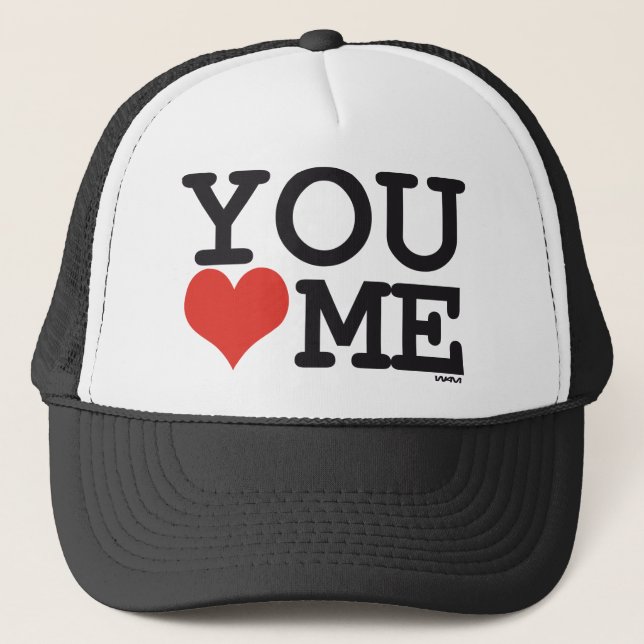 Gorra De Camionero Usted me ama (Anverso)