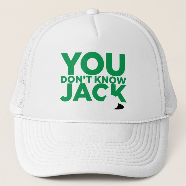 Gorra De Camionero "Usted no conoce Jack " (Anverso)