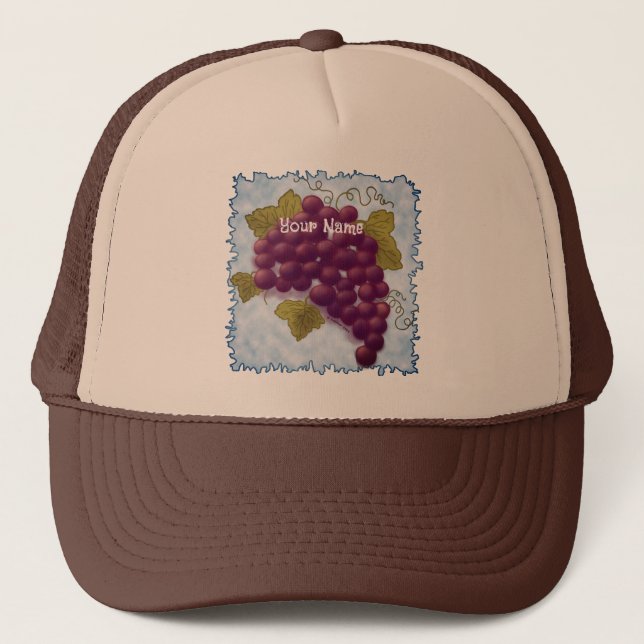 Gorra De Camionero Uvas de racimo (Anverso)
