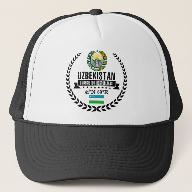 Gorra De Camionero Uzbekistán (Anverso)