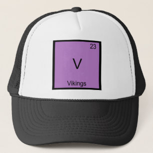 Gorra De Camionero V - Vikings Elemento Divertido Camiseta Símbolo Qu