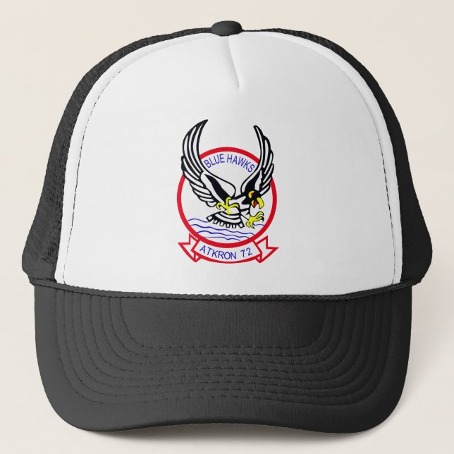 Gorra De Camionero VA-72 Bluehawks (Anverso)