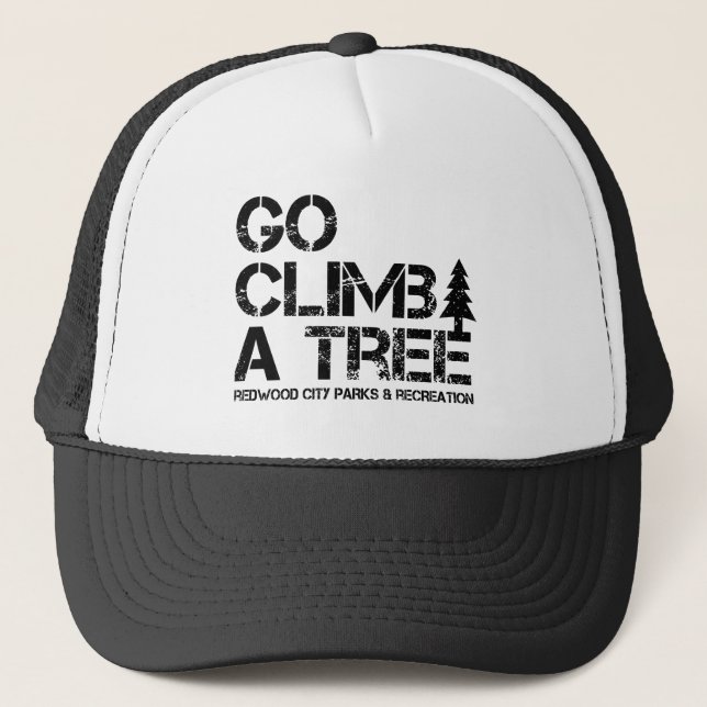 Gorra De Camionero Va la subida un árbol (Anverso)