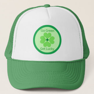 Gorra De Camionero Va verde consigue afortunado - el casquillo