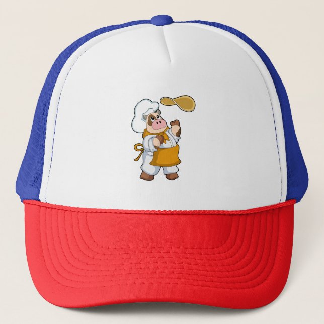 Gorra De Camionero Vaca cocinada con tos (Anverso)