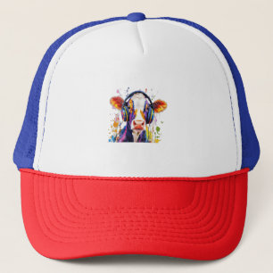Gorra De Camionero Vaca colorida de Highland