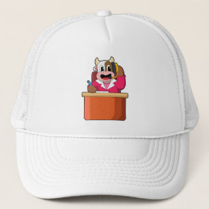 Gorra De Camionero Vaca como secretario con mesa