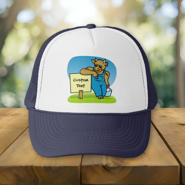 Gorra De Camionero Vaca con letrero (Subido por el creador)