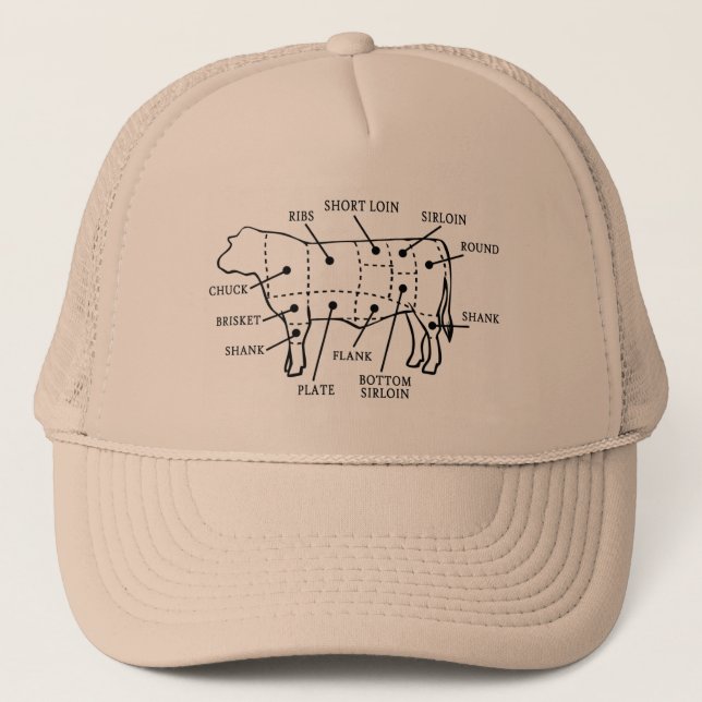 GORRA DE CAMIONERO VACA DE GANADO (Anverso)
