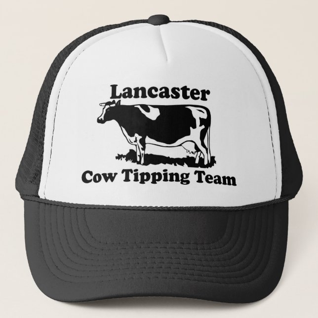 Gorra De Camionero Vaca de Lancaster que inclina al equipo (Anverso)
