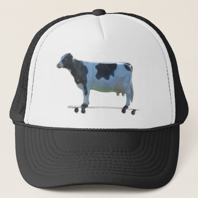 Gorra De Camionero Vaca de Longboard (Anverso)
