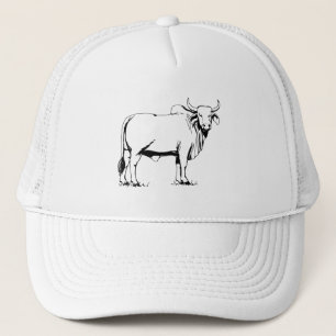 Gorra De Camionero Vaca del Brahman