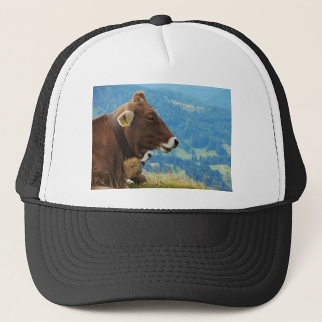 Gorra De Camionero Vaca en la sierra (Anverso)