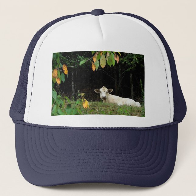 Gorra De Camionero Vaca en pasto (Anverso)